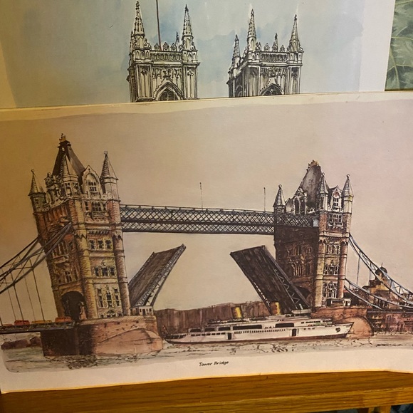 Bernard smith copyright 1978-79 watercolor ORIGINAL with all images signed